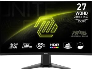MON MSI 27CQ6F 27Inch QUAD HD 180HZ 1920x1080 0,5ms DP