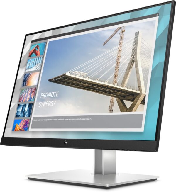 HP E-Series E24i G4 24inch Full-H WUXGA Zwart, Zilver - Afbeelding 2