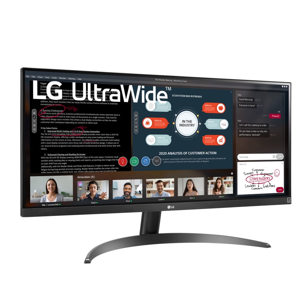 MON LG 29WP500-B 29inch UltraWide / IPS / 2 x HDMI / 75Hz - Afbeelding 3