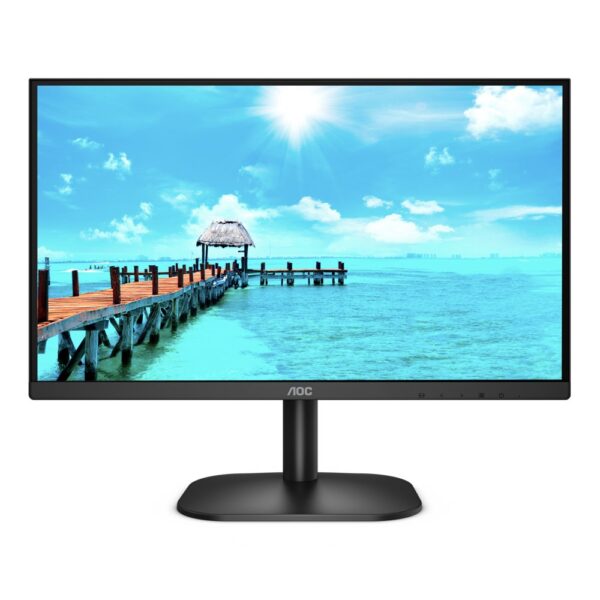 MON AOC B2 LED 23.8inch Full-HD IPS Zwart - Afbeelding 2