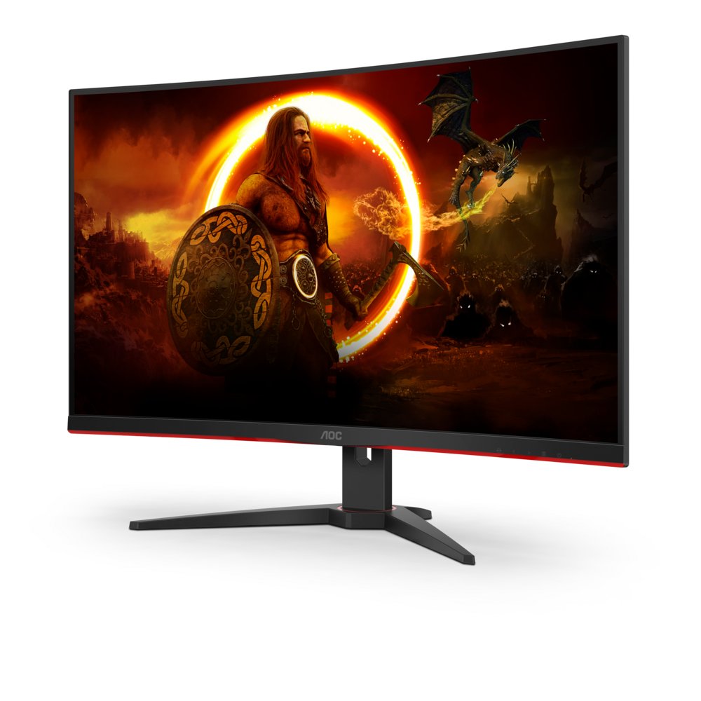 MON AOC G2 31.5inch Full-HD LED Zwart Rood - Afbeelding 4