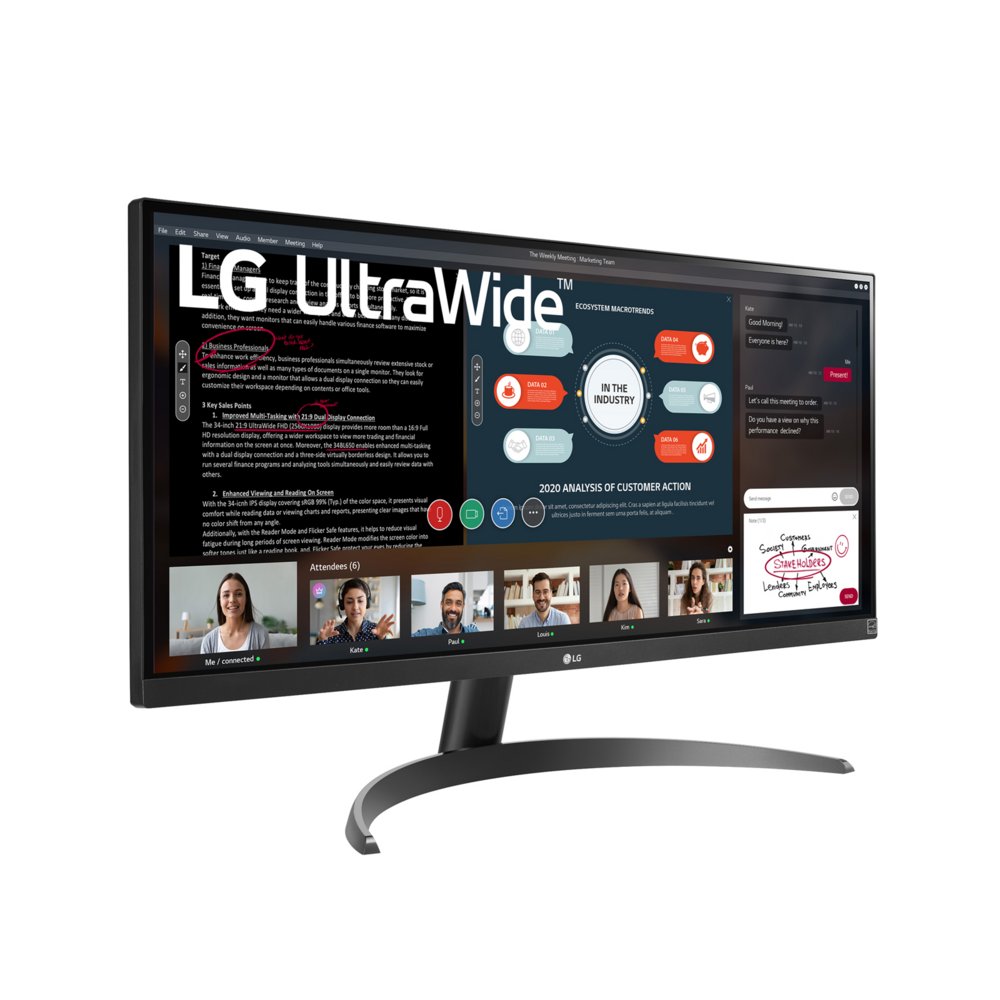 MON LG 29WP500-B 29inch UltraWide / IPS / 2 x HDMI / 75Hz - Afbeelding 4