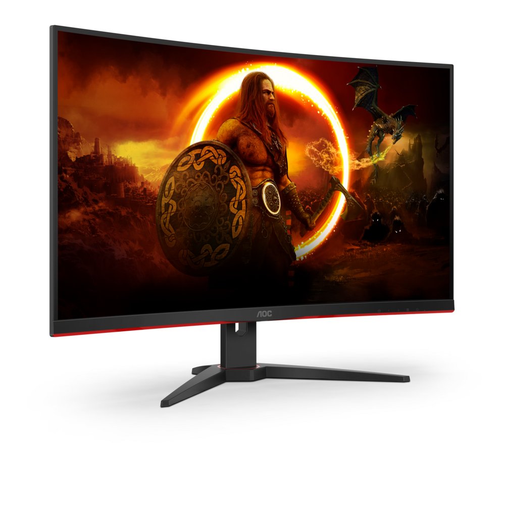 MON AOC G2 31.5inch Full-HD LED Zwart Rood - Afbeelding 5