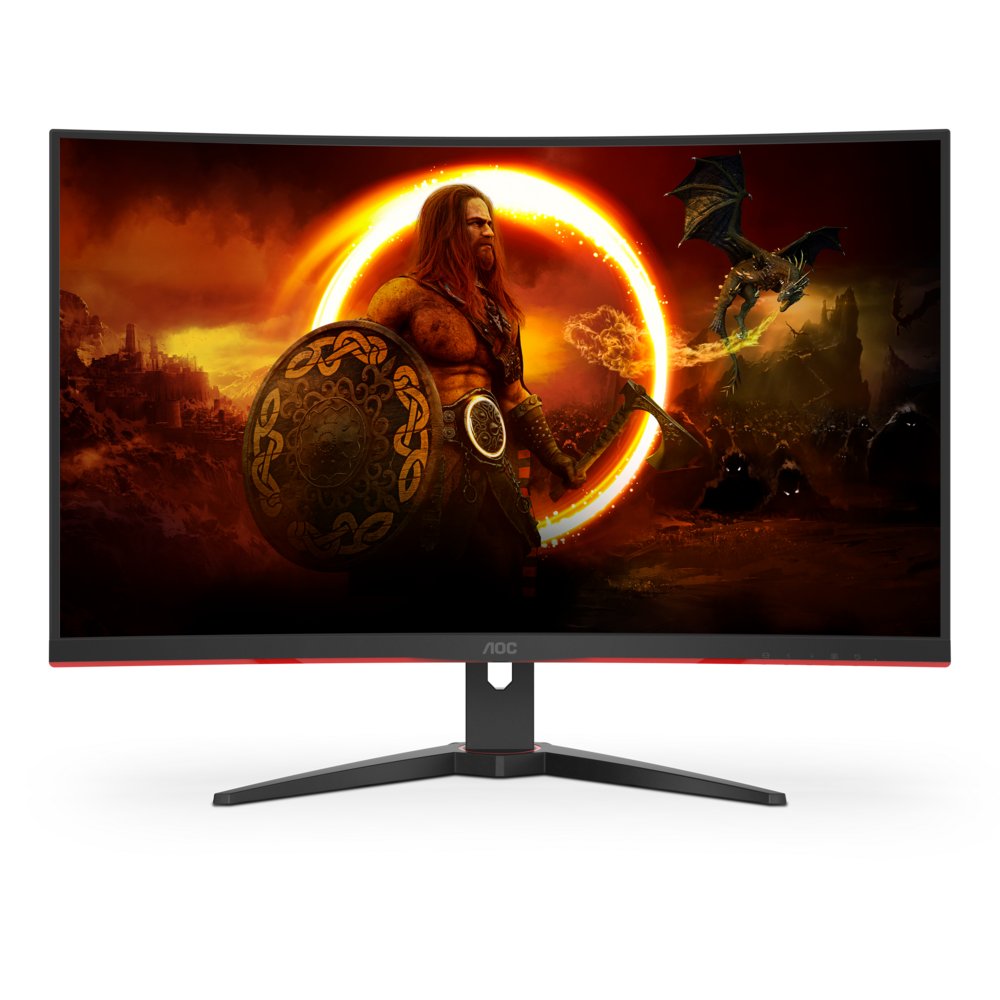 MON AOC G2 31.5inch Full-HD LED Zwart Rood - Afbeelding 3