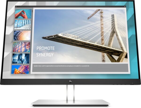 HP E-Series E24i G4 24inch Full-H WUXGA Zwart, Zilver