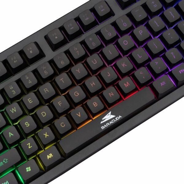 BARACUDA Keyboard KRILL Black US Qwerty Rainbow Tenkeyless - Afbeelding 3