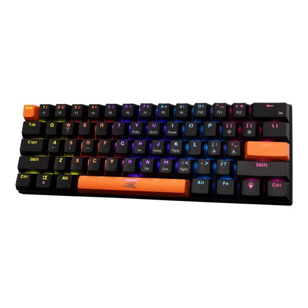 BARACUDA Keyboard Mechanical Red 61Key 22 Anti Ghosting - Afbeelding 5