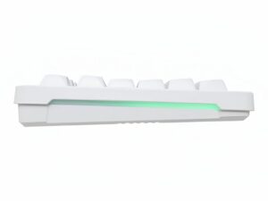 Alternative view of BARACUDA Keyboard + Mouse ORCA White LED Rainbow effect