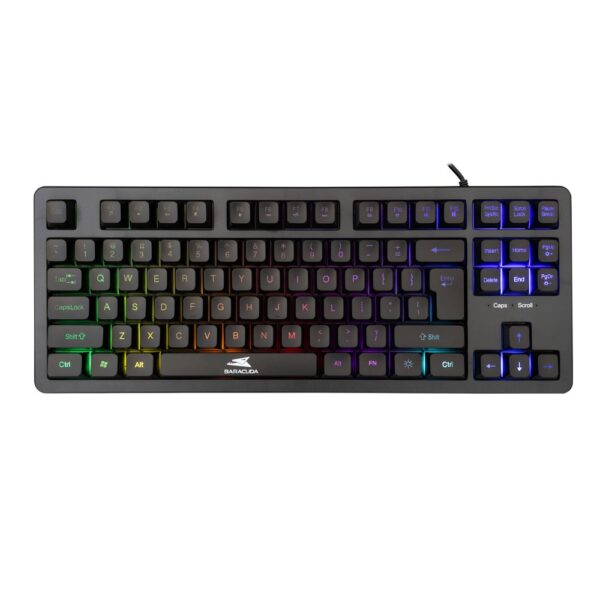 BARACUDA Keyboard KRILL Black US Qwerty Rainbow Tenkeyless
