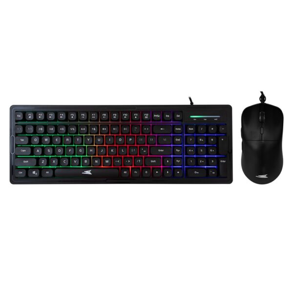 BARACUDA Keyboard + Mouse ORCA Black  LED Rainbow effect