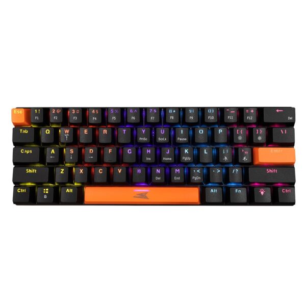 BARACUDA Keyboard Mechanical Red 61Key 22 Anti Ghosting
