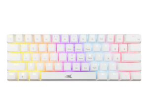 BARACUDA White Keyboard Mechanical Red 61Key 22 AntiGhosting