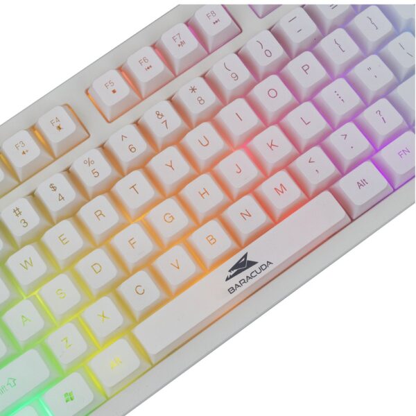 BARACUDA Keyboard KRILL White US Qwerty Rainbow Tenkeyless - Afbeelding 5