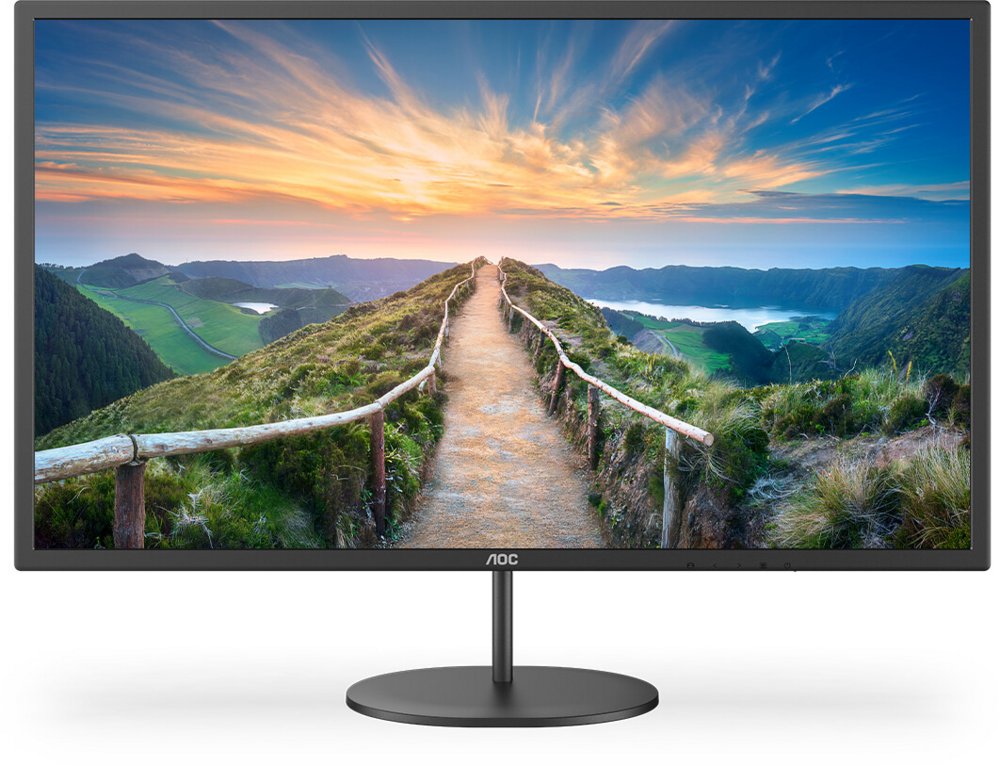 MON AOC V4 31.5inch Q-HD IPS Speakers Zwart