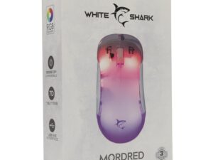 Alternative view of WHITE SHARK MORDRED-B 825 CHIPSET RGB LIGHTNING 12800 DPI