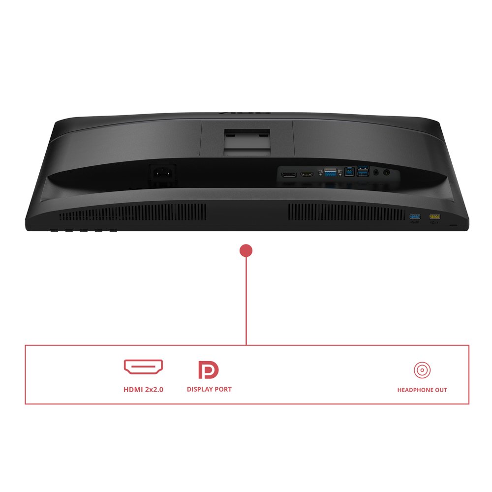 AOC U34E2M (34") 3440 x 1440 100Hz - Afbeelding 4