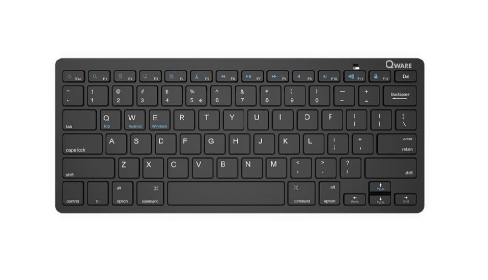 QWARE Wireless keyboard Woodstock BL