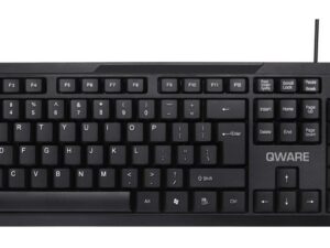 QWARE Wired Keyboard Liverpool Black