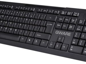Alternative view of QWARE Wired Keyboard Liverpool Black