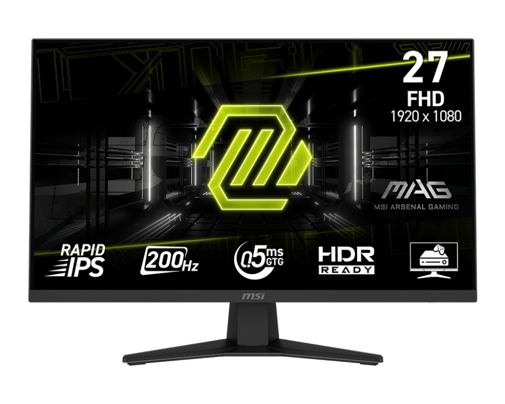 MON MSI MAG 274F 27inch IPS F-HD Zwart 200HZ DP HDMI