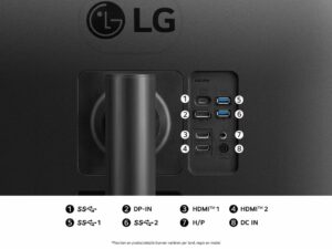 MON LG 34WR55QK-B 34" Quad HD 100Hz VA 5ms Curved - Afbeelding 3
