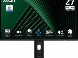 MON MSI PRO MP272PMG 27" Webcam USB Full HD IPS 120Hz Zwart