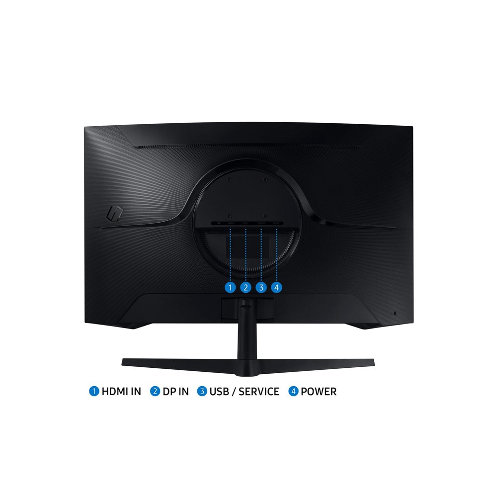 MON Samsung S32CG554EU 32" Quad HD 165Hz 1ms VA Curved Zwart - Afbeelding 2