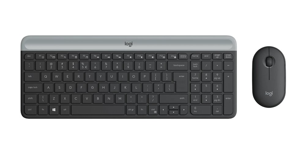 Logitech MK470 Slim Wireless Keyboard and Mouse Combo